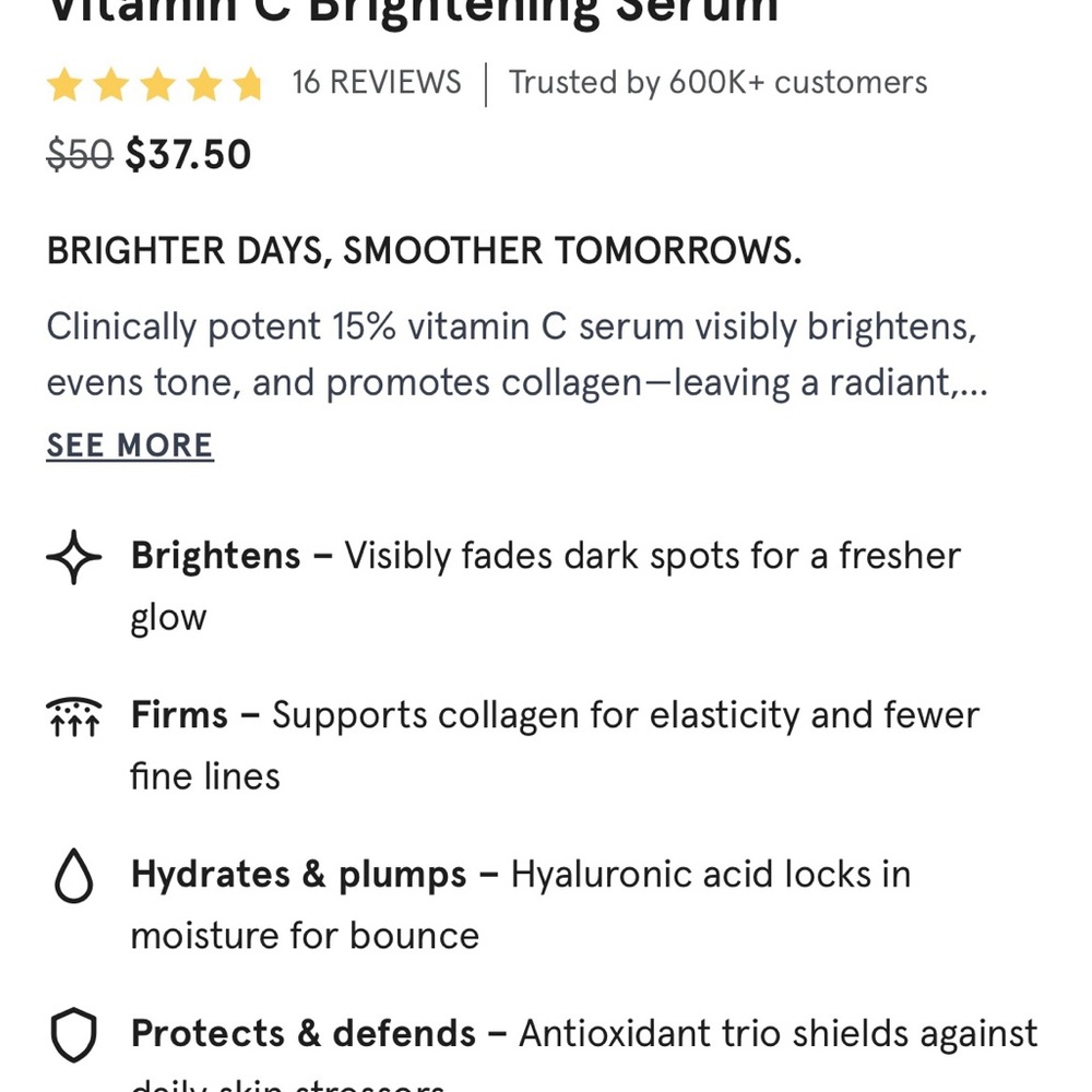 iRestore Vitamin C Brightening Serum. NWT - Picture 7 of 11